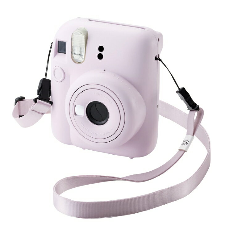 エレコム カメラストラップ 首掛け / 肩掛け / たすき掛け チェキ instax 写ルンです コンデジ対応 長..