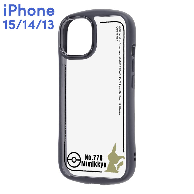乐天商城 - iPhone15 iPhone14 iPhone13 ケース ポケモン ミミッキュ クリア キャラクター グッズ TPU ソフト フレーム 透明 耐衝撃 シンプル スマホ カバー ハイブリッド アイフォン アイホン iPhone Puffull RC-PP51CMD2B-PK72