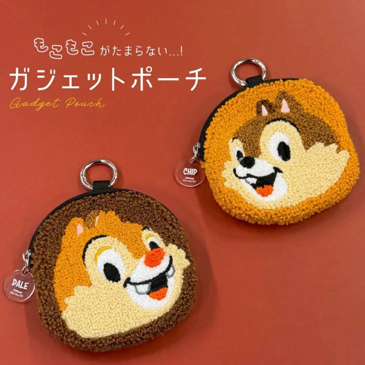 ディズニー ガジェットポーチ バズライトイヤー グーフィー キャラクター グッズ かわいい 可愛い オシャレ ミニポーチ サガラ 刺繍 イヤホン ケーブル 小物入れ カラビナ付 ケース PG-DGP crossroad-10088948 クロスロード 楽天市場店 サンプル画像2
