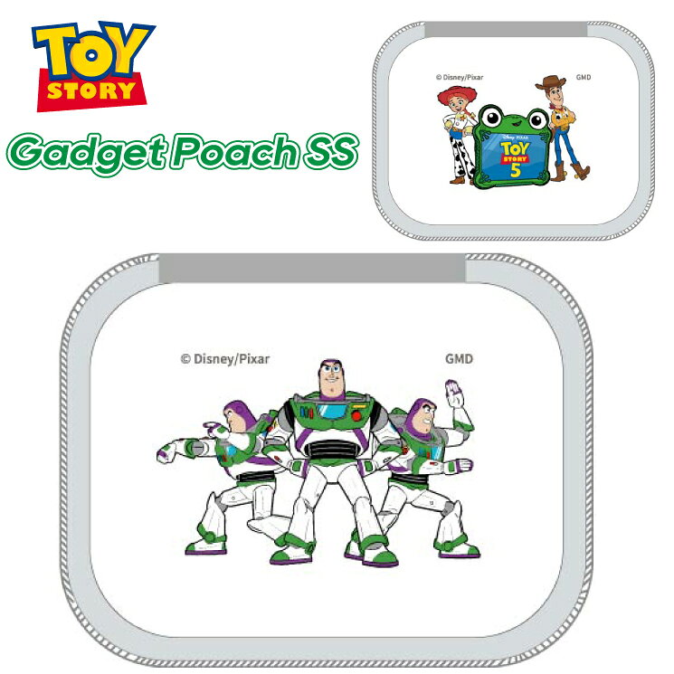 ディズニー ガジェットポーチ トイストーリー ウッディ ジェシー キャラクター グッズ かわいい 可愛い オシャレ ミニポーチ 全開き イヤホン ケーブル 小物入れ カラビナ付 ケース DNG-367 crossroad-10088809 クロスロード 楽天市場店 パッケージ画像