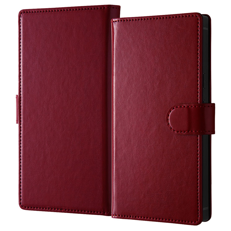 Google Pixel 7a 手帳型ケース PUレザー カメラ保護 レッド 取り外し可能 カードポケット 徹底保護 マグネットベルト 耐衝撃 スムースレザー 革 皮 合皮 レザー フェイクレザー 光沢 無地 Squl DT-GP7AKSQ1-R