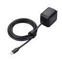 USB Type-C 充電器 PD 65W PPS対応 ケーブル 一体型 2m 折りたたみプラグ 小型 軽量 【 Windows MacBook Pro Air iPhone iPad Android 各種対応 】 ブラック