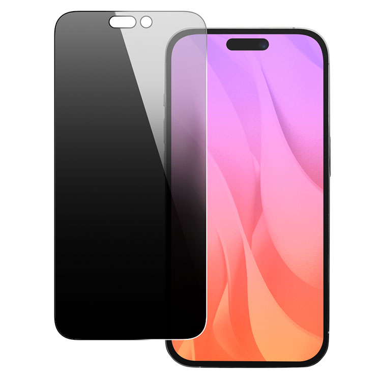 乐天商城 - iPhone15Plus iPhone15ProMax フィルム 10H 衝撃吸収 覗き見防止 横から見えない 指紋防止 さらさら ガラスコート PET フィルム 画面 保護 シート iPhone 2023 6.7inch モデル 対応 RT-P44FT-P1