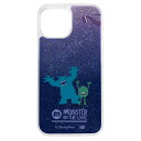iPhone15 iPhone14 iPhone13 ケース ディズニー モンスターズインク マイク サリー キラキラ キャラクター グッズ モンスター スマホ カバー 動く 液体 スノードーム アイフォン アイホン ラメグリッター IJ-DP41LG1S-MI9