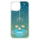 iPhone15 iPhone14 iPhone13 ケース ディズニー トイストーリー エイリアン キラキラ キャラクター グッズ スペース クレーン スマホ カバー 動く 液体 スノードーム アイフォン アイホン ラメグリッター IJ-DP41LG1S-TY12