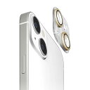 iPhone15 iPhone15Plus カメラ フル プロテクター ガラス フィルム ラメ フレーム ゴールド 10H クリア 透明 保護 レンズ 背面カメラ 一体型 タイプ 簡単 貼付け きらきら PG-23ACLG13GD