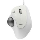 トラックボール マウス 有線 5ボタン ベアリングユニット エルゴノミクス 【 Windows 11 / 10 macOS ChromeOS 各種対応 】 ホワ...