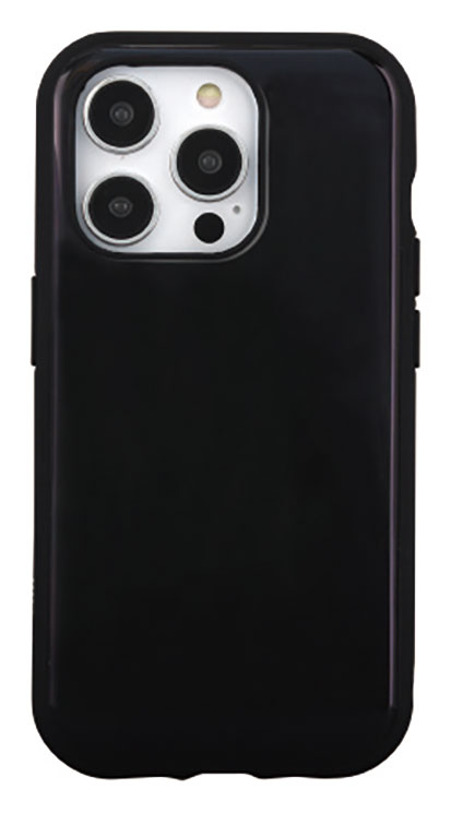 iPhone15Pro ケース ハイブリッド ブラック グレー ブルー ホワイト ピスタチオ シンプル 無地 スマホ カバー 耐衝撃 ラウンド フィット アイフォン アイホン 6.1inch 3眼 IIIIfit IFT-156 3