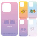 iPhone15Pro ケース ポケモン クリア カラー グラデーション ピカチュウ イーブイ メタモン ミュウ フシギダネ ヒトカゲ ゼニガメ スマホ カバー 透明 スケルトン キャラクター グッズ アイフォン アイホン 6.1inch 3眼 ソフトケース POKE-865