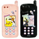 ポケモン iPhone SE3 SE2 SE 第3世代 第2世代 ケース カバー ガラケー レトロ デザイン キャラクター グッズ スマホ ピカチュウ イーブイ エーフィ ブラッキー iPhone8 iPhone7 おしゃれ かわいい POKE-886