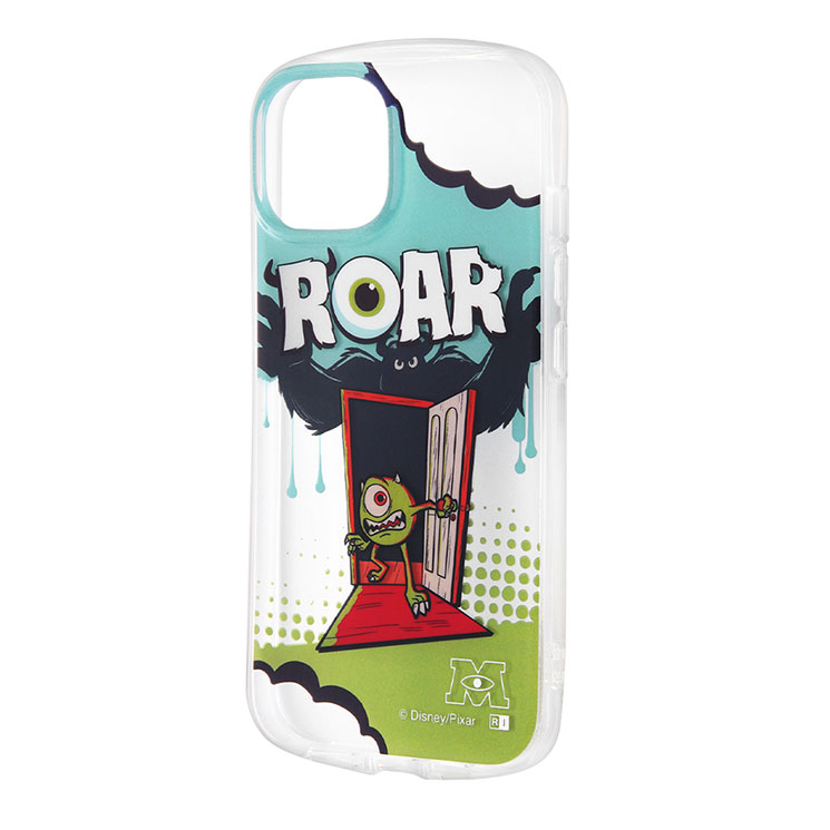 iPhone15 iPhone14 iPhone13 ケース ディズニー モンスターズインク マイク クリア 透明 恐怖体験 イラストキャラクター グッズ 保護 耐衝撃 スマホ カバー TPU ソフト アイフォン アイホン PIKATEL ぴかてる DT-DP41TC14-MI11