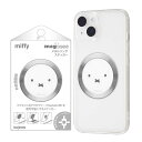 ミッフィー MagSafe リング ステッカー マグセーフ 対応 メタルステッカー キャラクター グッズ 顔 デザイン フェイスアップ IJBMGS2SV-MF76