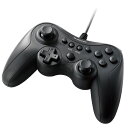 ゲームパッド PC コントローラー USB接続 Xinput Xbox系ボタン配置 13ボタン 連射 軽量 【 Windows 11 10 パソコン Steam 各種ゲーム 対応 】 ブラック ELECOM