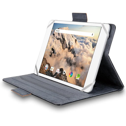 タブレットケース カバー 汎用 7〜8.4インチ ソフトレザー 手帳型 フラップ マグネット 3アングル ハンドベルト ペンホルダー ブラック ELECOM タブレットケース カバー 汎用 7〜8.4インチ ソフトレザー 手帳型 フラップ マグネット 3アングル ハンドベルト ペンホルダー ブラック ELECOM