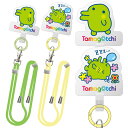 たまごっち スマホ ショルダーストラップ ストラップホルダー くちぱっち キャラクター グッズ グリーン イエロー 全機種対応 iPhone 携帯 スマホ 携帯ストラップ ショルダー 肩掛け 首掛け 首かけ 斜めがけ ネックストラップ Android BTC-02(2)