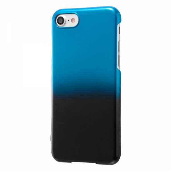 iPhone7 ハードケース ブラック ネイビー カバー グラデーション 硬度5H ストラップホール シンプル おしゃれ イングレム RT-P12C5-BN
