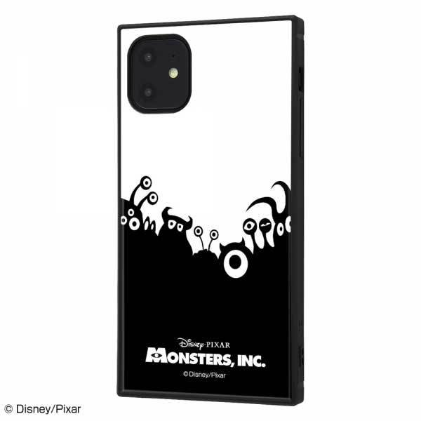 iPhone 11 耐衝撃ケース ディズニー モンスターズインク ハイブリッドカバー スクエア 四角 ストラップホール かわいい おしゃれ シンプル IQ-DP21K3TB-MI003