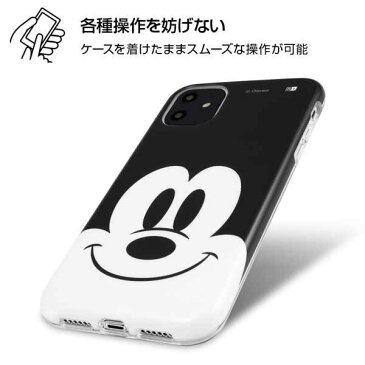 iPhone 11 ケース ディズニー ドナルド TPUソフトカバー 衝撃吸収 かわいい おしゃれ キャラクター 端末保護 イングレム IS-DP21H-DD