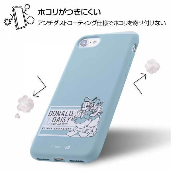 iPhone SE(第2世代) 8 シリコンケース ディズニー ドナルド カバー さらさら アン...