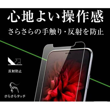 iPhone 11 液晶画面保護フィルム 反射防止 指紋防止 ほこり軽減 ハードコート 硬度2H イングレム RT-P21F-B1