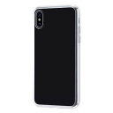 iPhone XS iPhone X ハイブリッドケース クリア カバー 硬度2H 傷に強い ストラップホール 保護 シンプル イングレム RT-P20CC2-CM