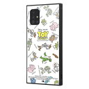 Galaxy A51 5G ギャラクシー SC-54A SCG07 耐衝撃ケース ディズニー ピクサー トイ・ストーリー総柄 四角 スクエア 保護 シンプル おしゃれ 可愛い イングレム IQ-DGA51K3TB-TY028