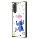 Xperia 5 II エクスペリア SO-52A SOG02 耐衝撃ケース ディズニー リロ&スティッチ 四角 スクエア 保護 シンプル おしゃれ 可愛い イングレム IQ-DXP5M2K3TB-ST002