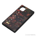 iPhone 11ProMax ケース MARVEL アベンジャーズ ブラウン カバー ガラス ハイブリッド カッコイイ かっこいい シンプル おしゃれ キャラ PGA