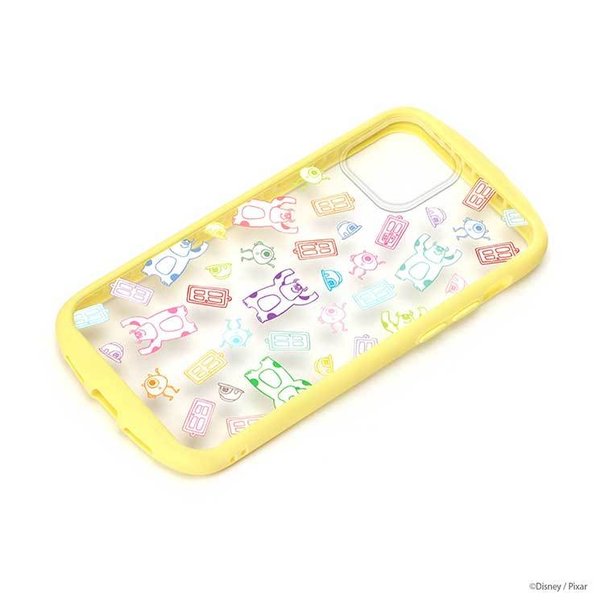 iPhone 12mini ケース ディズニー モンスターズ インク ガラスタフケース カバー ラウンド 可愛い かわいい おしゃれ キャラ PGA