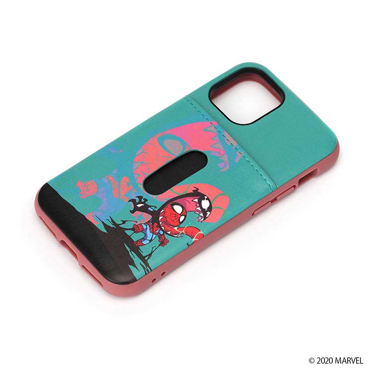 iPhone 12 mini Case MARVEL Spider-Man & Venom Cover PU Leather Card Pocket Cool Stylish Character PGA