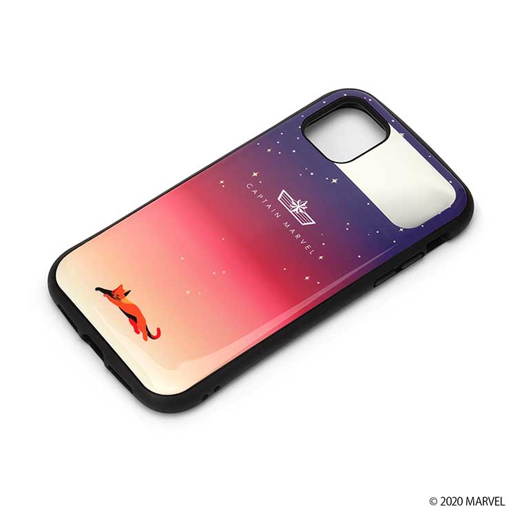 iPhone 12mini ケース MARVEL キャプテン・マーベル ハイブリッド カバー 耐衝撃 軽量 シンプル オシャレ おしゃれ カッコイイ キャラ PGA