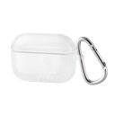エレコム AirPods Proケース ソフトケース TPU カラビナ付き 背面RESETボタン クリア AVA-AP2UC2CR