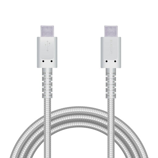 エレコム USBケーブル 1.2m Type-Cオス - オス 断線に強い高耐久 PD対応 ホワイト MPA-CCS12PNWH エレコム USBケーブル 1.2m Type-Cオス - オス 断線に強い高耐久 PD対応 ホワイト MPA-CCS12PNWH
