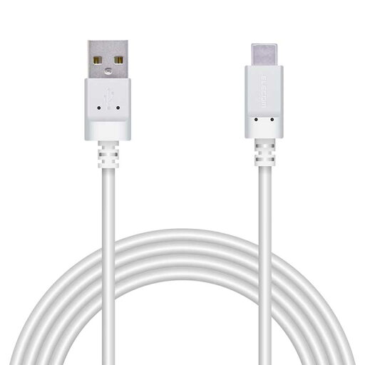 エレコム USB-Cケーブル Type-Cケーブル 認証品 2m 抗菌 形状記憶 まとまる ホワイト スマホ タブレット MPA-MAC20NWH エレコム USB-Cケーブル Type-Cケーブル 認証品 2m 抗菌 形状記憶 まとまる ホワイト スマホ タブレット MPA-MAC20NWH