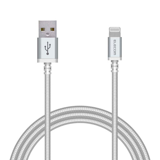 エレコム ライトニングケーブル 1.2m 高耐久 断線に強い Lightning(オス) USB-A(オス) RoHS指令準拠 ホワイト MPA-UALS12WH エレコム ライトニングケーブル 1.2m 高耐久 断線に強い Lightning(オス) USB-A(オス) RoHS指令準拠 ホワイト MPA-UALS12WH