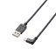 쥳 ֥åmicroUSB֥ ̿б L 2A A-microB USB2.0 ֥å 1.2m TB-AMBXR2U12BK