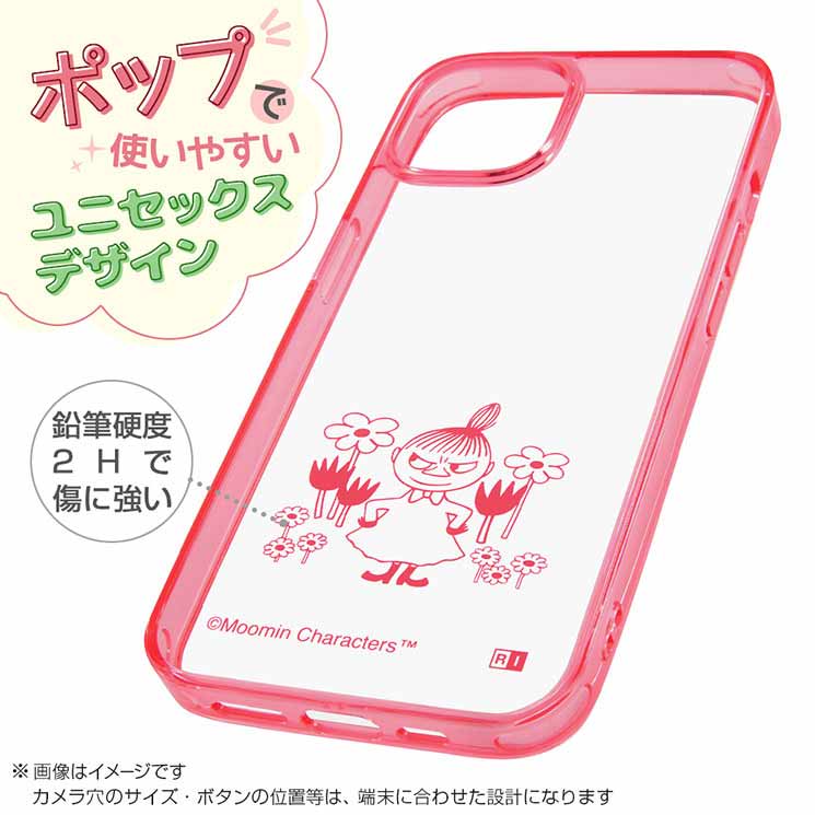 iPhone 13Pro ケース ムーミン ミイ ハイブリッドカバー クリア 透明 保護 可愛い かわいい おしゃれ オシャレ キャラ イングレム