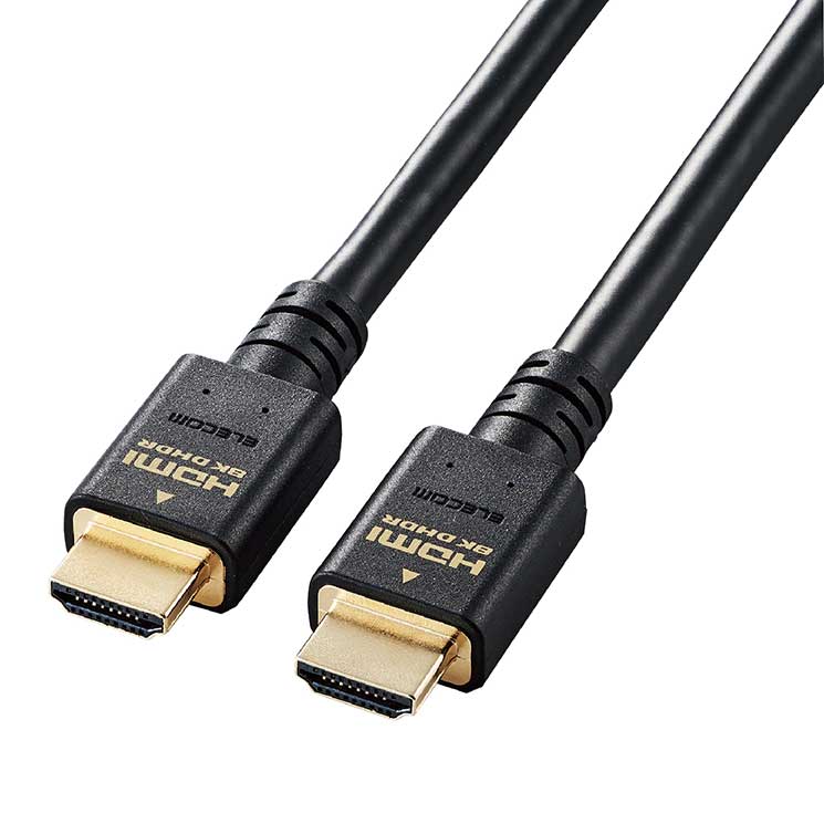 쥳 HDMI ֥ HDMI2.1 ȥϥԡ 8K4Kб 5m ֥å ELECOM