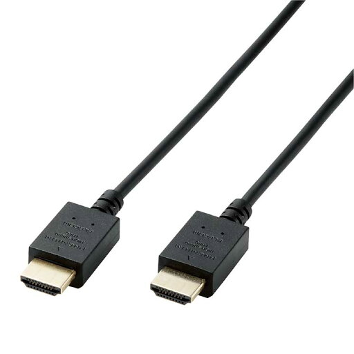 エレコム HDMIケーブル プレミアム 2m 4K対応 高速 ノイズ耐性 イーサネット対応ブラック ELECOM エレコム HDMIケーブル プレミアム 2m 4K対応 高速 ノイズ耐性 イーサネット対応ブラック ELECOM