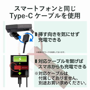 エレコム ヘッドセット Bluetooth ワイヤレスイヤホン 超小型 連続通話最大5時間 充電2時間 USB Type-C端子 片耳 左右耳兼用 レッド ELECOM