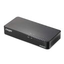 エレコム スイッチングハブ 1000BASE-T対応 8ポート プラスチック筐体 電源内蔵 小型 EU RoHS指令準拠(10物質) ブラック ELECOM