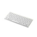 エレコム Bluetoothキーボード パンタグラフ 薄型 コンパクト 軽量 マルチOS対応 PS5 ホワイト ELECOM
