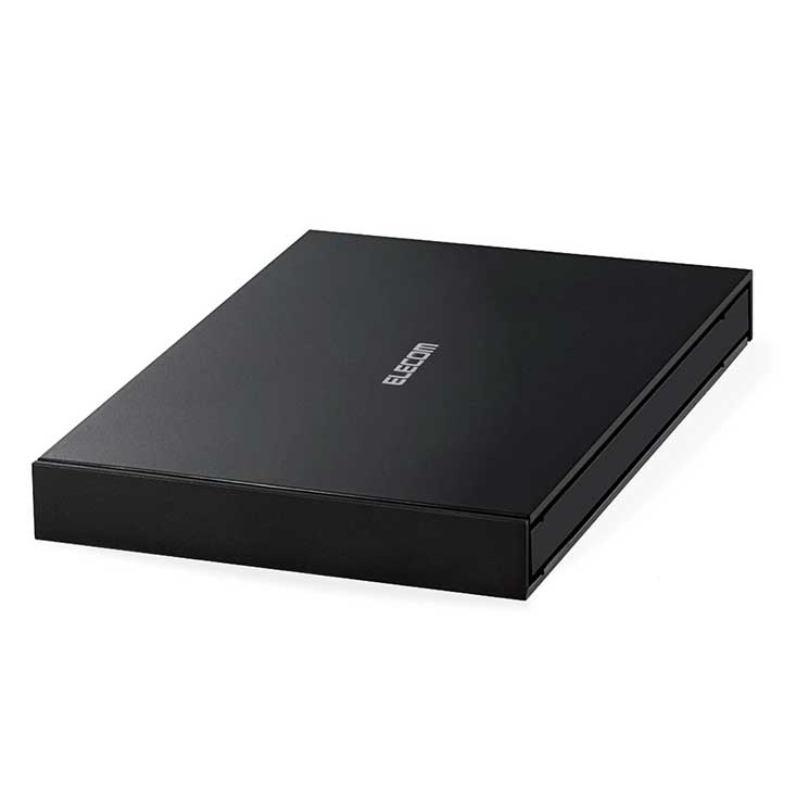 エレコム SSD 500GB 外付け ポータブル USB3.2(Gen1) 耐衝撃 耐振動 ブラック ELECOM