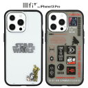 iPhone 13Pro ケース STAR WARS LOGO DARTH VADER 耐衝撃カバー IIIIfit Clear クリア 透明 可愛い かわいい おしゃれ オシャレ キャラ グルマン