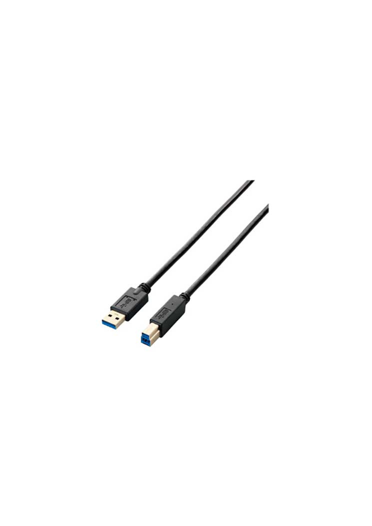 エレコム USB3.0ケーブル A-Bタイプ スタンダード 1m ブラック ELECOM