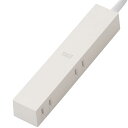 エレコム デザインタップ roo’t 4個口 1.5m ホワイト ELECOM