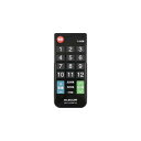 エレコム かんたんTVリモコン 12メーカー対応 Sサイズ ブラック ELECOM(2)