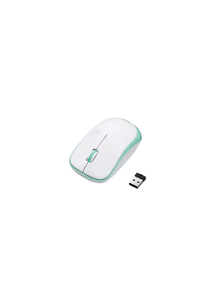 エレコム ワイヤレスマウス USB 3ボタン IR LED 省電力 シンメトリーデザイン PS5 グリーン ELECOM