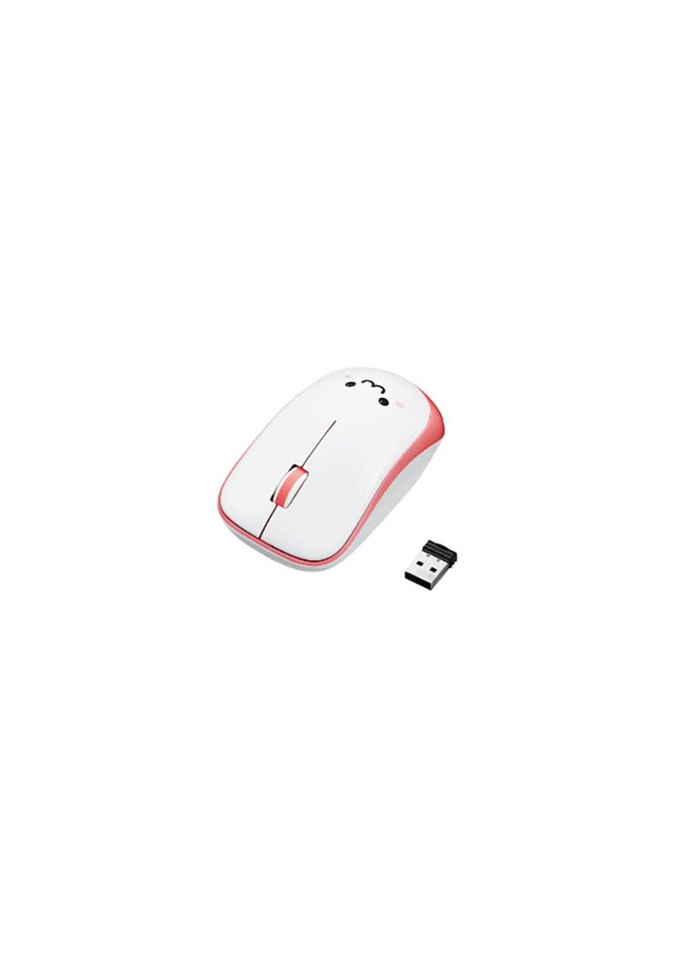 エレコム ワイヤレスマウス USB 3ボタン IR LED 省電力 シンメトリーデザイン PS5 ピンク ELECOM