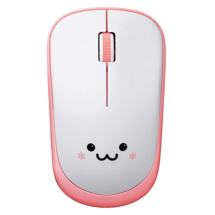 エレコム ワイヤレスマウス USB 3ボタン IR LED 静音 省電力 シンメトリーデザイン PS5 ピンク ELECOM